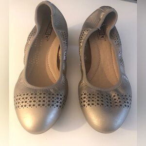 PIKOLINOS DARK GOLD ELASTICIZED SLIP-ON BLOCK HEEL SHOE SIZE EU 37